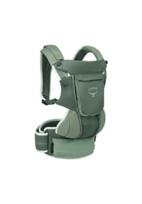 OSPREY - Poco Soft Child Carrier - Kindertrage 65 cm (Kraxe) (koseret green) - black