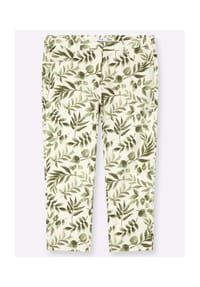 sheego - Hose - champagner-pistazie-gemustert