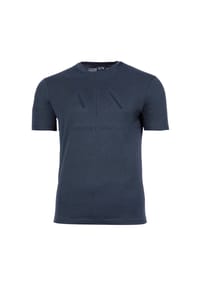 ARMANI EXCHANGE - Herren T-Shirt - Rundhals, Kurzarm, Logoprint, Baumwolle - Creme