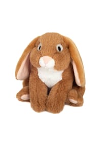 HERMANN Teddy COLLECTION® - Kuscheltier Häschen, Nougat, 19 cm - braun