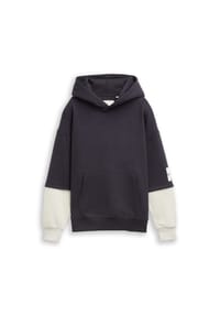 TOM TAILOR - Hoodie, Oversize, für Kinder - 29476 COAL GREY