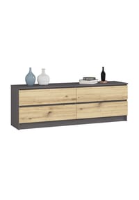 Akord - Kommode K160 mit 4 Schubladen - artisan-eiche