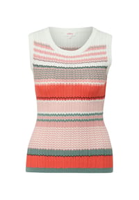 s.Oliver - Strickpullunder, Slim Fit, für Damen - 25G6  ORANGE