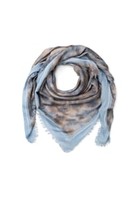 camel active - Feiner Webschal mit kariertem Muster - AOP