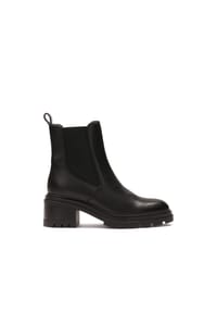Kazar - Schwarze Chelsea-Stiefel mit breiten Absätzen - Schwarz
