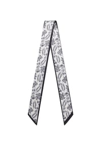 MANGUUN - Zierschal, schmal, für Damen - BLACK/WHITE AOP