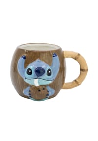 Disney - Disney Stitch 3D Tasse 420 ml Keramikbecher in Geschenkbox mit - Blau 13x14x8 cm