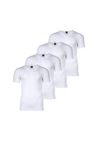 BOSS Herren T-Shirt, 4er Pack - TShirtVN Modern, Unterhemd, V-Neck, Stretch Bild 1