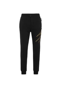 PLEIN SPORT - Jogginghose SCRATCH - black/lightgold