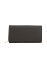 DuDu - Geldbörse Leder 19 cm - coffee brown