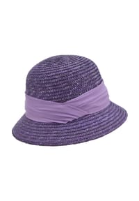 SEEBERGER - Glockenhut, Hutband, für Damen - 75 LILAC