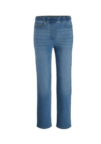 GOLDNER - Kurzgröße:  Bequeme Jeanshose VERA - grau