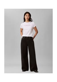 Calvin Klein Jeans - T-Shirt, Baumwolle, für Damen - 3FS PINK