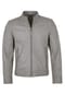 Mauritius LEATHERWEAR Herren Lederjacke Kapuze Lammnappa light grey Bild 9