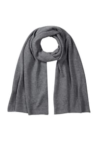 GALERIA - Cashmere-Schal, 40x180 cm, Rippe, für Damen - BLACK KD/C7402A