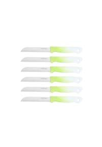 Cheffinger - Küchenmesser 18 cm mit ergonomischem Griff - Hellgrün - Hellgrün 1 Stück