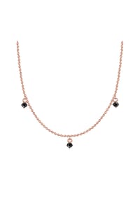 GLANZSTÜCKE MÜNCHEN - Damen Kette aus 925/- Sterling Silber in Roségold mit Spinell - roségold