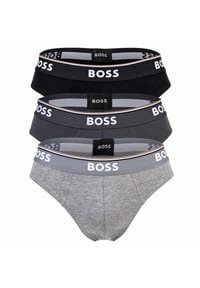 BOSS - Slip, 3er-Pack, Baumwolle, für Herren - 001 BLACK