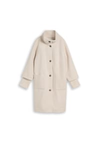 TOM TAILOR plus - Mantel, Reverskragen, für Damen - 27609 COLD BEIGE