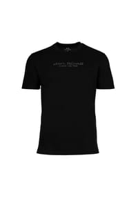 ARMANI EXCHANGE - Herren T-Shirt – Rundhals, Kurzarm, Logo, Baumwolle - Anthrazit (Chimera)