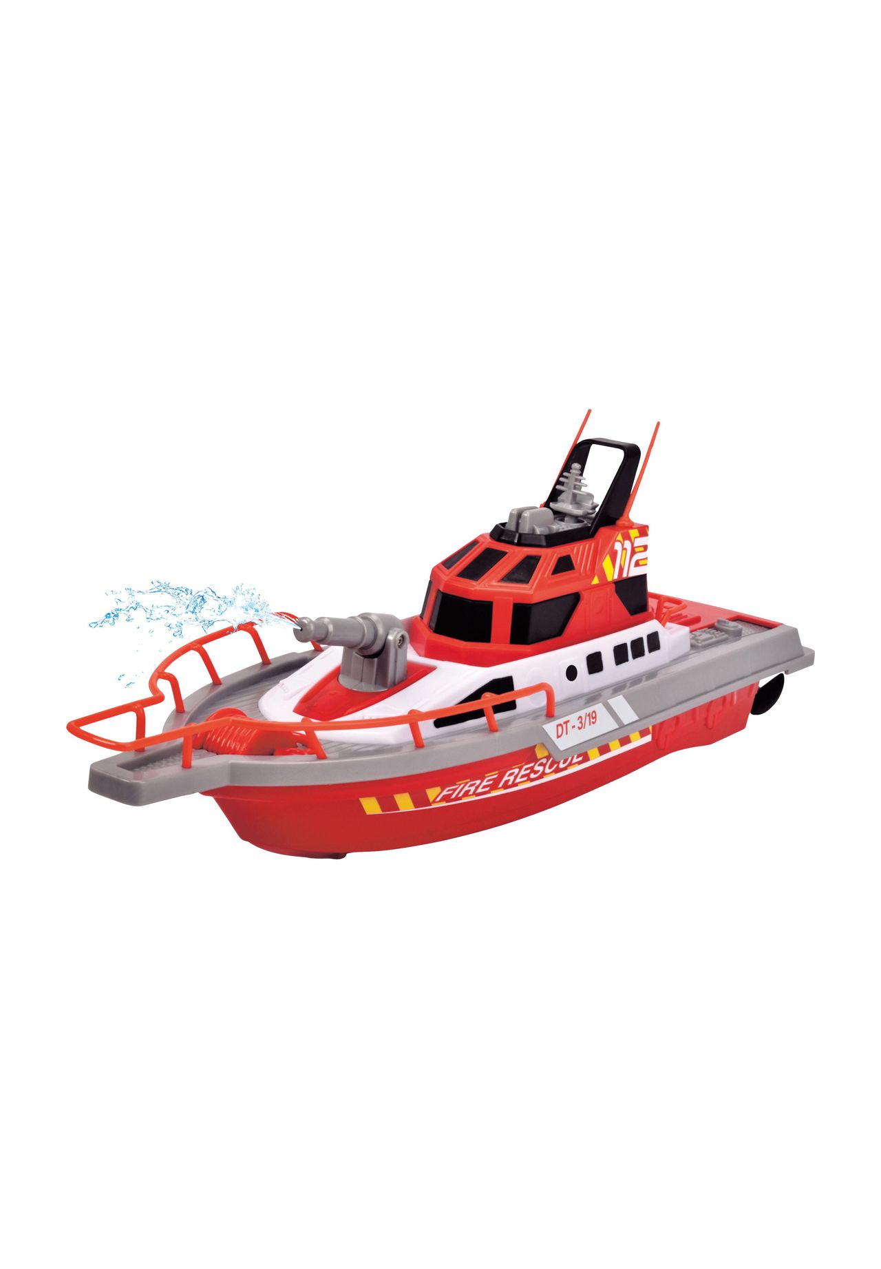 Dickie Damen Rot/Weiss/Grau Rc Steuerbares Feuerlöschboot - Image 5