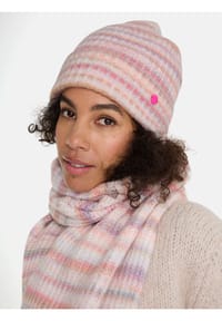 LIEBLINGSSTÜCK - Damen Strickmuetze aus Wollmix - 315-rose