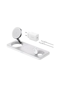ANKER - Smartphone-Ladegerät MagGo 3-in-1-Pad - schwarz