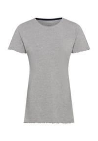 DESIRéE - Schlafanzug-Oberteil "Yolo", Rundhals-Ausschnitt, für Damen - MARINE MELANGE