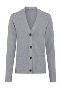 GALERIA essentials - Strickjacke "P50 Pina", V-Ausschnitt, für Damen - BLACK