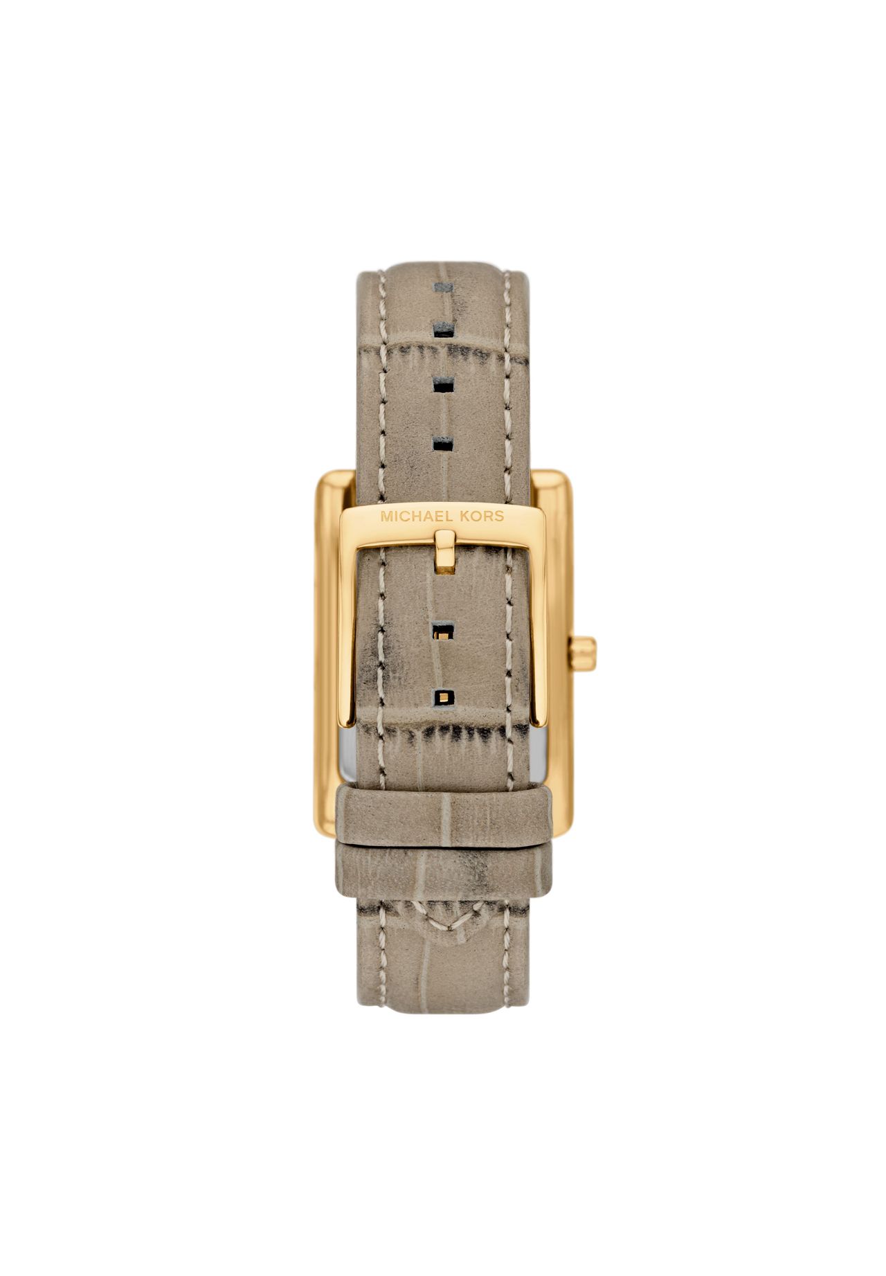 Michael Kors Damenuhr Essex 3-Zeiger-Werk Leder Nudefarben, MK4964, Gold, 99