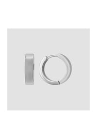 Adelia's Modern Essentials - Ohrringe – Klappcreole aus 925 Silber - silber