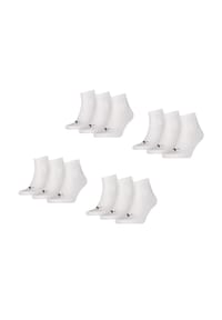 PUMA® - Socken Quarter 12-Pack 2.0 - schwarz
