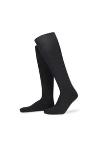 Hudson - Kniestrümpfe Relax Klima, Rippbündchen, für Herren - 0005 SCHWARZ