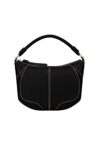 AIGNER AMBRA - Henkeltasche, Rindsleder, für Damen  - 0002  BLACK