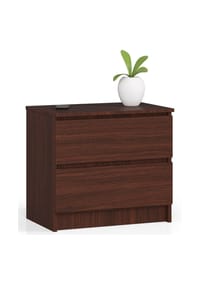 Akord - Nachttisch mit 2 Schubladen - artisan-eiche