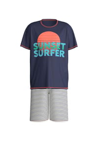 CALIDA - Kinder Kurz-Pyjama Surf - peacoat blue