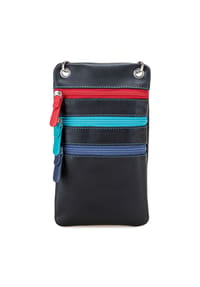 Mywalit - Brustbeutel "Puglia", Hochformat, Reißverschluss, Leder - 4 BLACKPACE