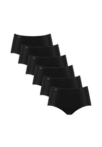sloggi - Midi Slip 6er Pack 24/7 Microfibre - Schwarz