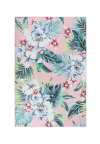 ACCESSORIZE - Accessorize | Kurzflorteppich > Tropical Orchid < | Flor: Chenille | Höhe: 6mm | Optik: Ethno - 