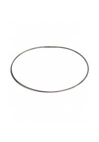 DI PERLE® DI PERLE Schmuckkollektion - Tahiti Zuchtperlen Halskette Collier aus Edelstahl mit Rauchquarz, 42 cm, 5-fach - anthrazit/grau