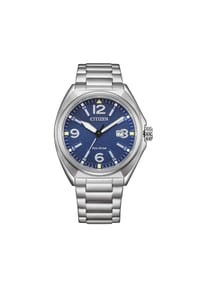 CITIZEN® HAU SPORT CITIZEN - Herren Armbanduhr "AW1571-76L" - SILBER