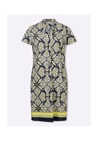 heine - Druck-Kleid - schwarz-limone-bedruckt