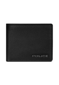 POLICE - Geldbörse RFID Leder 12 cm ausklappbar - black