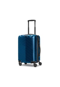 REDOLZ Essentials 18 - Essentials 18 4 Rollen Kabinentrolley S 55 cm mit Dehnfalte - metallic-black shiny