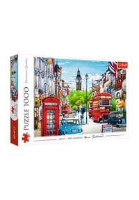 Trefl - Puzzle London Street, England, 1000 Teile, 68.3 x 48 cm - 