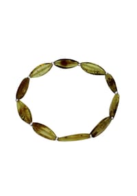 OSTSEE-SCHMUCK® - Armband , Tasja , Bernstein - grün