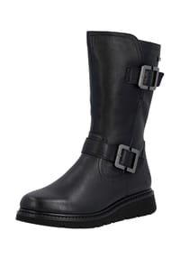 remonte® - Leder/Synthetik Stiefel - Schwarz/Schwarz
