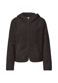 Street One - Felljacke, Kapuze, für Damen - 17874 BLACK COFFEE
