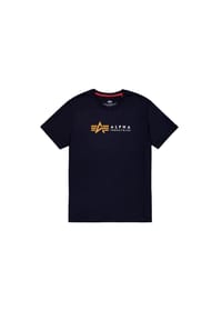 ALPHA INDUSTRIES® - T-Shirt Kurzarmshirt - dunkelblau