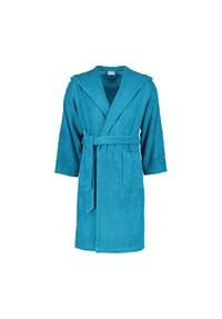 MÖVE - Bademäntel unisex Kapuze Superwuschel lagoon - 458 - blau